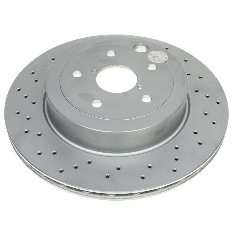 Power Stop 18-20 Subaru WRX STI Rear Evolution Coated Rotor PowerStop Brake Rotors - OE - Cryo  AXOPROS