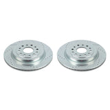 Power Stop 19-20 Ram 1500 Rear Evolution Drilled & Slotted Rotors - Pair PowerStop Brake Rotors - Slot & Drilled  AXOPROS