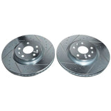 Power Stop 20-21 Chevrolet Corvette Front Evolution Drilled & Slotted Rotor - Pair PowerStop Brake Rotors - Slot & Drilled  AXOPROS