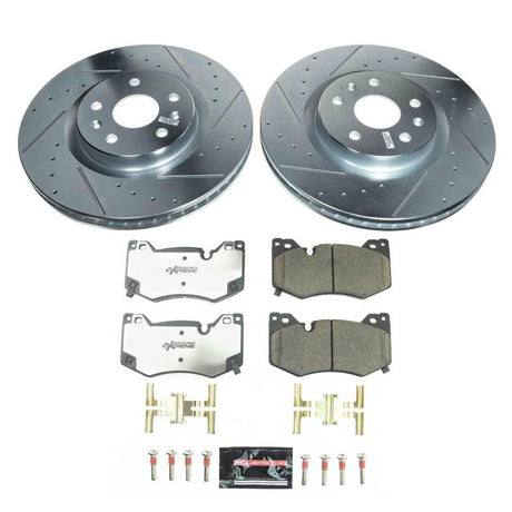 Power Stop 20-21 Chevrolet Corvette Front Z26 Street Brake Kit PowerStop Brake Kits - Performance D&S  AXOPROS