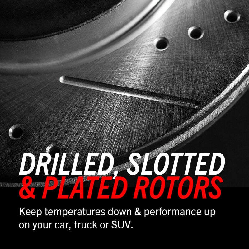 Power Stop 20-21 Chevrolet Corvette Rear Evolution Drilled & Slotted Rotor - Pair PowerStop Brake Rotors - Slot & Drilled  AXOPROS