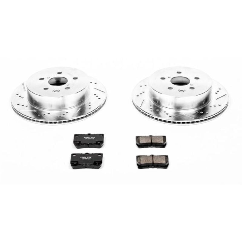 Power Stop 2006 Lexus GS300 Rear Z23 Evolution Sport Brake Kit PowerStop Brake Kits - Performance D&S  AXOPROS