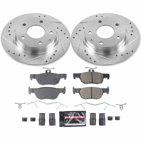 Power Stop 2019 Mazda 3 Rear Z23 Evolution Sport Brake Kit PowerStop Brake Kits - Performance D&S  AXOPROS