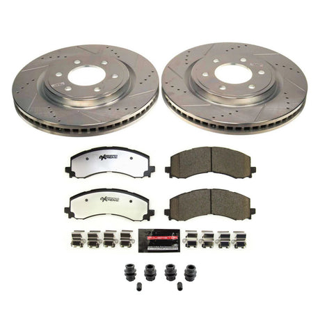 Power Stop 2022 Lincoln Navigator Front Z36 Truck & Tow Brake Kit PowerStop Brake Kits - Performance D&S  AXOPROS