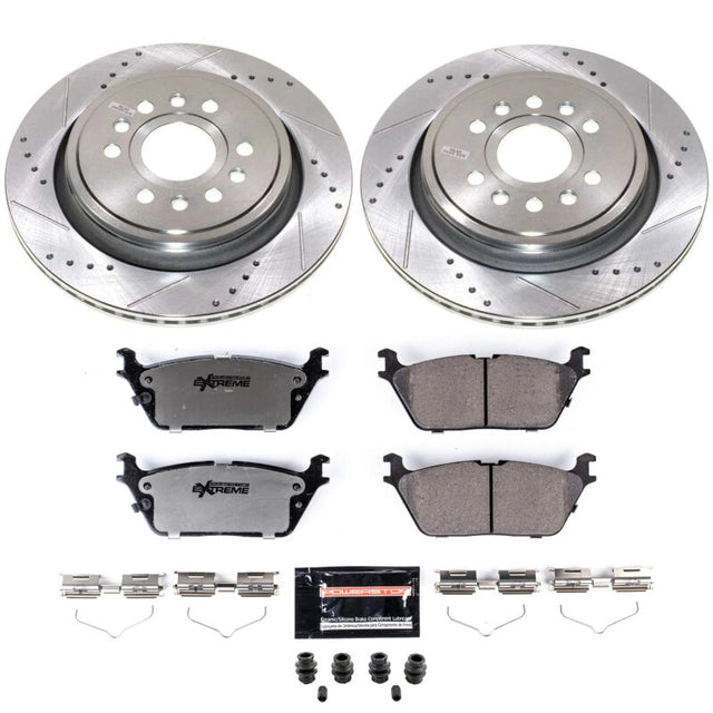 Power Stop 22-23 Jeep Grand Wagoneer Rear Z36 Truck & Tow Brake Kit PowerStop Brake Kits - Performance D&S  AXOPROS