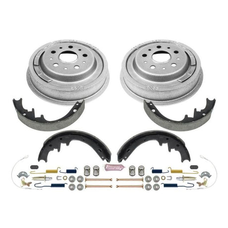 Power Stop 62-68 Ford Fairlane Rear Autospecialty Drum Kit PowerStop Brake Drums  AXOPROS
