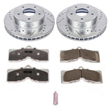 Power Stop 63-82 Chevrolet Corvette Front Z26 Street Warrior Brake Kit PowerStop Brake Kits - Performance D&S  AXOPROS