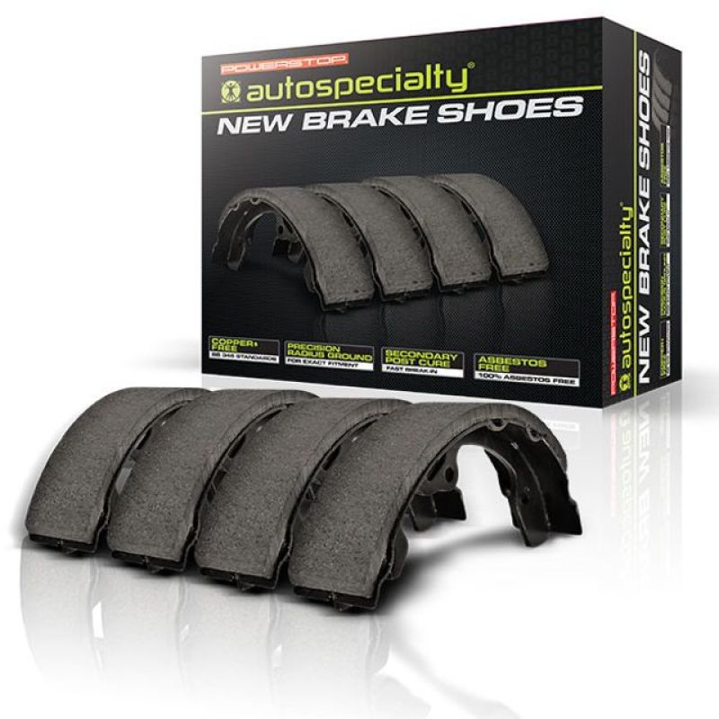 Power Stop 65-82 Chevrolet Corvette Rear Autospecialty Parking Brake Shoes PowerStop Brake Shoes  AXOPROS