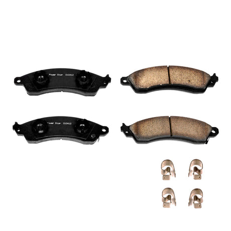 Power Stop 87-92 Chevrolet Camaro Front Z17 Evolution Ceramic Brake Pads w/Hardware PowerStop Brake Pads - OE  AXOPROS