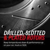 Power Stop 88-91 Honda Civic Front Evolution Drilled & Slotted Rotors - Pair PowerStop Brake Rotors - Slot & Drilled  AXOPROS