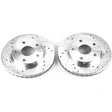 Power Stop 91-95 Toyota MR2 Front Evolution Drilled & Slotted Rotors - Pair PowerStop Brake Rotors - Slot & Drilled  AXOPROS