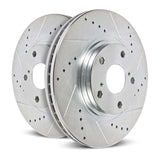 Power Stop 91-95 Toyota MR2 Rear Evolution Drilled & Slotted Rotors - Pair PowerStop Brake Rotors - Slot & Drilled  AXOPROS