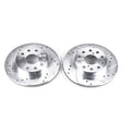 Power Stop 91-95 Toyota MR2 Rear Evolution Drilled & Slotted Rotors - Pair PowerStop Brake Rotors - Slot & Drilled  AXOPROS