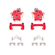 Power Stop 92-01 Honda Prelude Rear Red Calipers w/Brackets - Pair PowerStop Brake Calipers - Perf  AXOPROS