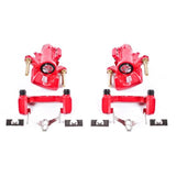 Power Stop 94-01 Acura Integra Rear Red Calipers w/Brackets - Pair PowerStop Brake Calipers - Perf  AXOPROS