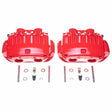 Power Stop 94-98 Ford Mustang Front Red Calipers w/Brackets - Pair PowerStop Brake Calipers - Perf  AXOPROS