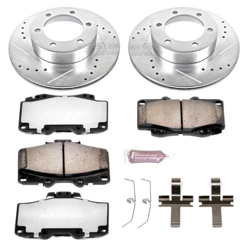 Power Stop 95-02 Toyota 4Runner Front Z36 Truck & Tow Brake Kit PowerStop Brake Kits - Performance D&S  AXOPROS