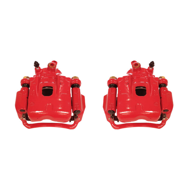 Power Stop 95-04 Toyota Tacoma Front Red Calipers w/Brackets - Pair PowerStop Brake Calipers - Perf  AXOPROS