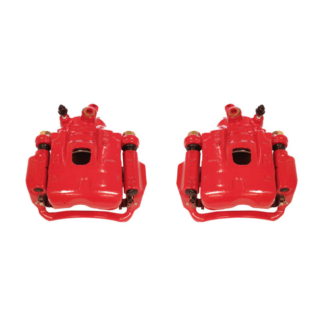 Power Stop 95-04 Toyota Tacoma Front Red Calipers w/Brackets - Pair PowerStop Brake Calipers - Perf  AXOPROS