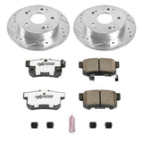 Power Stop 97-01 Acura Integra Rear Z26 Street Warrior Brake Kit PowerStop Brake Kits - Performance D&S  AXOPROS