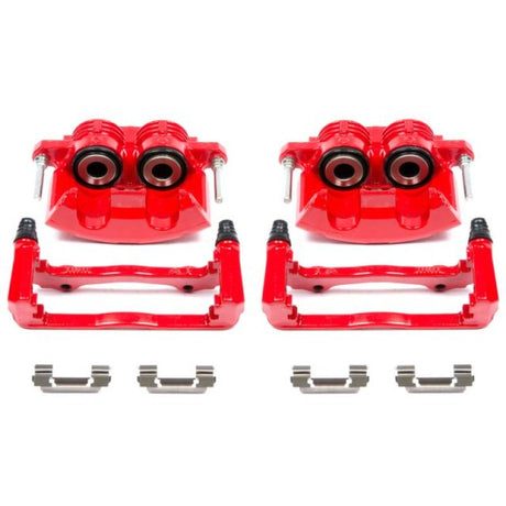Power Stop 98-02 Chevrolet Camaro Front Red Calipers w/Brackets - Pair PowerStop Brake Calipers - Perf  AXOPROS