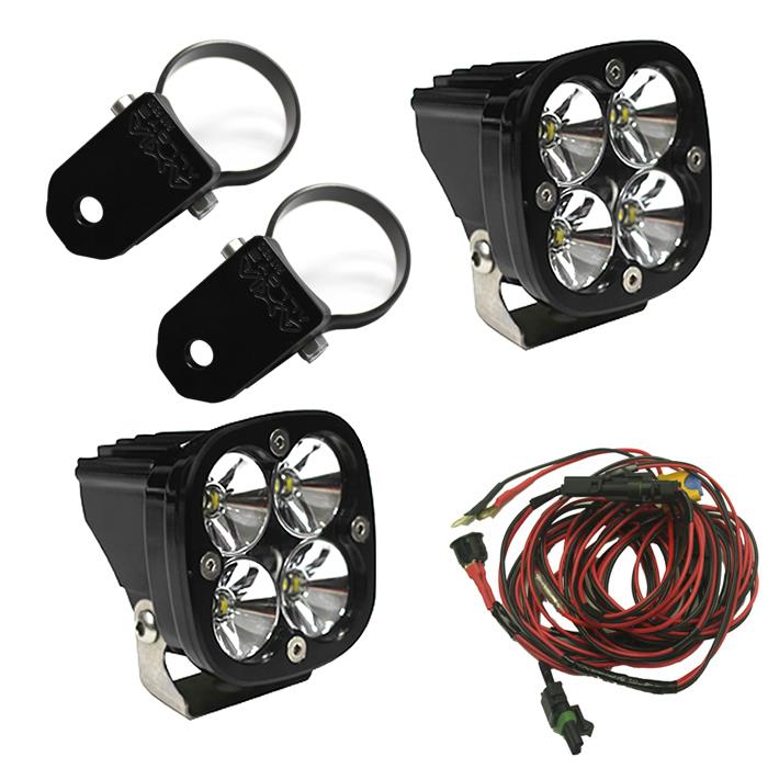 PowerSports Squadron Pro A-Pillar Mount Light Kit Baja Designs Auxiliary Light  AXOPROS