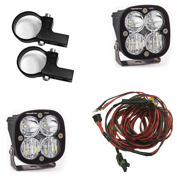 PowerSports Squadron Pro Horizontal Mount Light Kit Baja Designs Auxiliary Light  AXOPROS