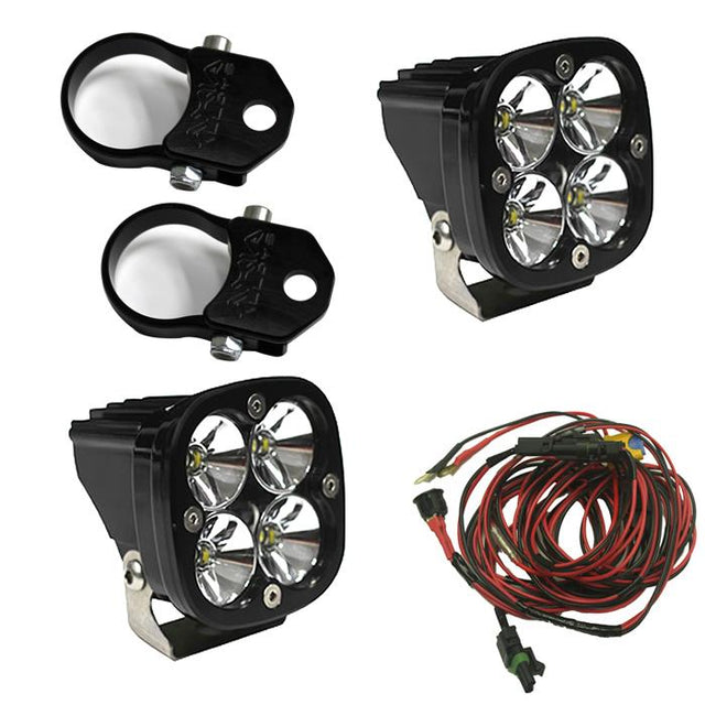 PowerSports Squadron Pro Vertical Mount Light Kit Baja Designs Auxiliary Light  AXOPROS