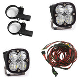 PowerSports Squadron Sport Horizontal Mount Light Kit Baja Designs Auxiliary Light  AXOPROS