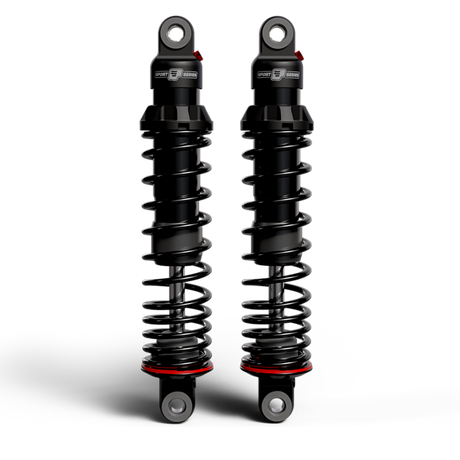 Progressive 82-19 Harley FXR/Sportster 494 Series Shocks 15.0in Bearing - Black Progressive Shocks and Struts  AXOPROS
