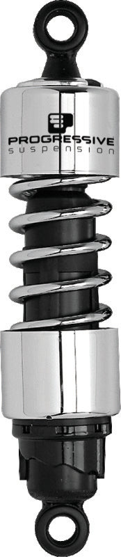 Progressive Harley 412 Series Shocks 12.5in - Chrome - AXOPROS