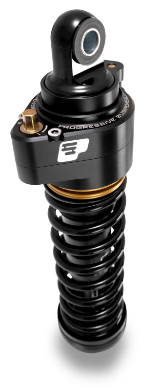 Progressive Harley Ultra Touring-QPS 944 Series Shocks, 13in, 12in Ride Height Heavy Duty - Black / Progressive Shocks and Struts  AXOPROS