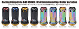 Project Kics 14x1.50 R40 Iconix Lock & Lug Nuts - Neo Chrome w/Gold Cap (16+4 Locks) Project Kics Lug Nuts  AXOPROS