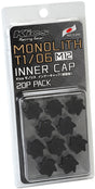 Project Kics M12 Monolith Cap - Black (Only Works For M12 Monolith Lugs) - 20 Pcs Project Kics Wheel Accessories  AXOPROS