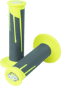 ProTaper Full Diamond Clamp-On Grips - Neon Yellow/Dark Gray ProTaper Grips  AXOPROS