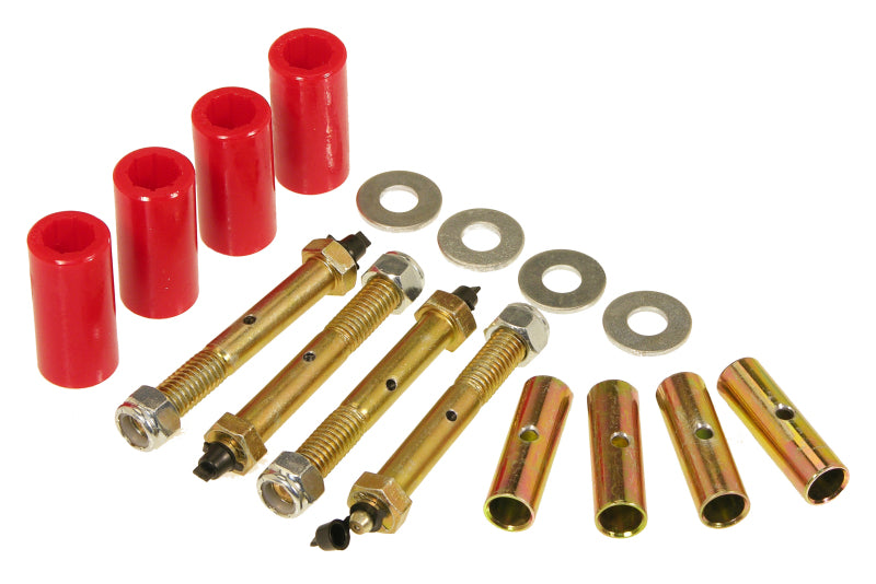 Prothane 55-75 Jeep CJ5/7 Front & Rear Main Spring Eye Bushings - Red Prothane Bushing Kits  AXOPROS