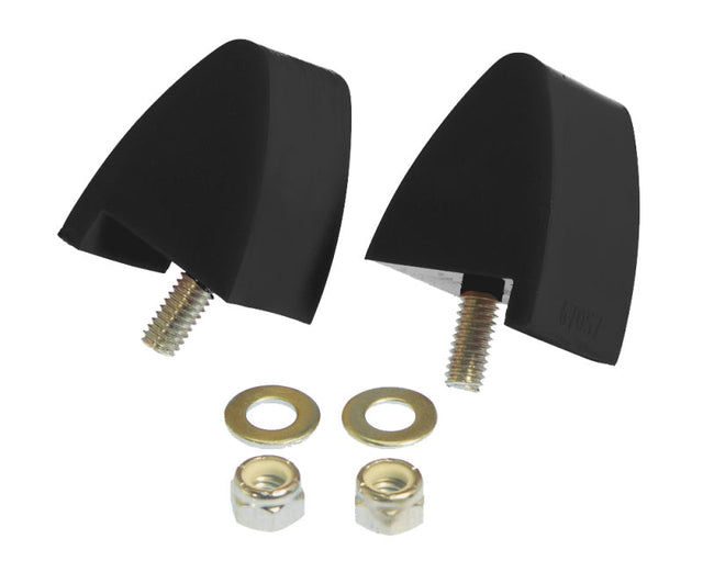 Prothane 64-73 Ford Mustang Front Bump Stops - Black Prothane Bump Stops  AXOPROS