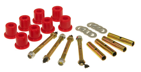 Prothane 76-86 Jeep CJ5/7/8 Front Shackle Bushings - Red - AXOPROS