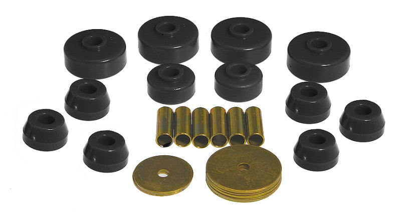 Prothane 79-88 Toyota Truck 4wd Body Mount Kit - Black Prothane Bushing Kits  AXOPROS