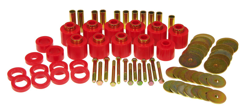 Prothane 80-86 Jeep CJ5/7 Body Mount - Red Prothane Bushing Kits  AXOPROS