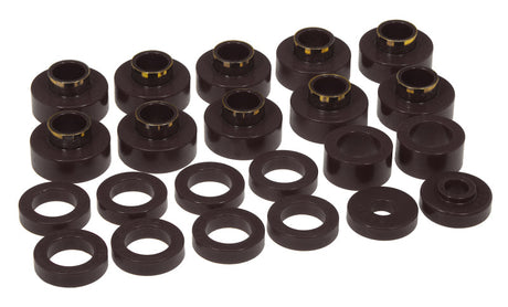 Prothane 80-86 Jeep CJ5/CJ7 Body Mount 22 Bushing Kit - Black Prothane Bushing Kits  AXOPROS