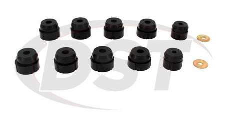 Prothane 80-96 Ford Bronco 2wd/4wd Body Mount - Black Prothane Bushing Kits  AXOPROS