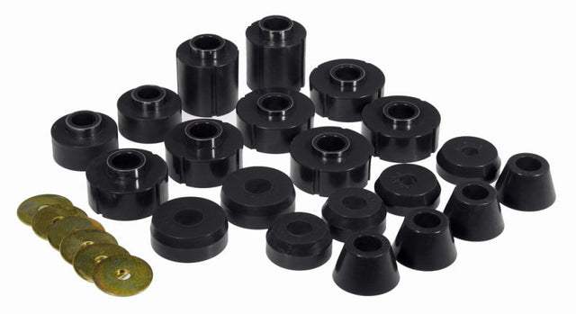 Prothane 80-96 Ford F100/350 2/4wd Body Mount - Black Prothane Bushing Kits  AXOPROS