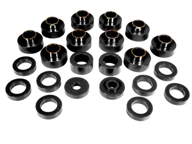 Prothane 81-86 Jeep CJ8 Body Mount - Black Prothane Bushing Kits  AXOPROS