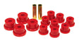 Prothane 85-88 Suzuki Samurai Spring & Shackle Bushings (OEM Shackles) - Red Prothane Bushing Kits  AXOPROS