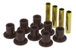 Prothane 87-96 Jeep Front Spring & Shackle Bushings - Black Prothane Bushing Kits  AXOPROS