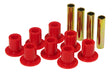 Prothane 87-96 Jeep Front Spring & Shackle Bushings - Red Prothane Bushing Kits  AXOPROS