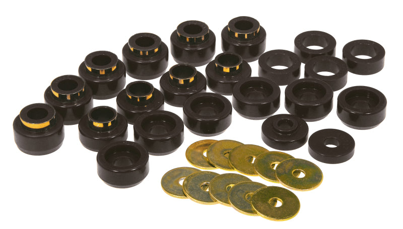 Prothane 87-96 Jeep Wrangler Body Mount - Black Prothane Bushing Kits  AXOPROS
