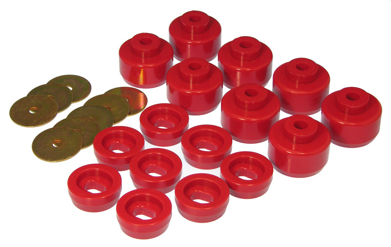 Prothane 99-07 Chevy Silverado Canadian Model Body Mount - Red Prothane Bushing Kits  AXOPROS