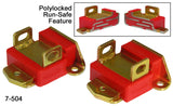 Prothane GM Motor Mounts - Type A Short - Red Prothane Bushing Kits  AXOPROS